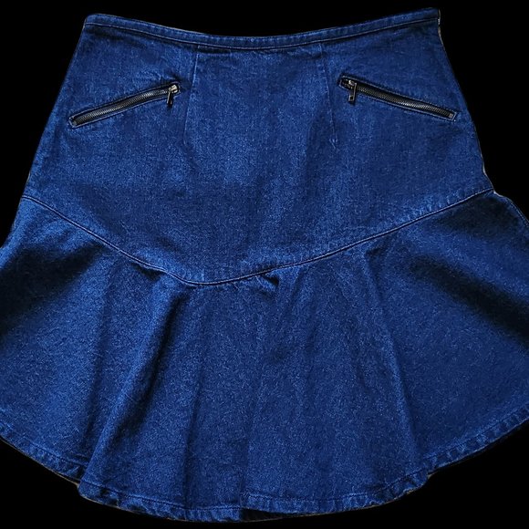 Sachin & Babi Denim Ruffle Skirt - Picture 5 of 9